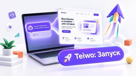 Состоялся запуск Teiwo: ИИ, который собирает сайты по описанию задачи в чате Состоялся запуск Teiwo: ИИ, который собирает сайты по описанию задачи в чате