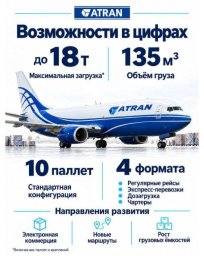 Возобновление грузовых перевозок АТРАН: первый рейс Москва Мирный после простоя